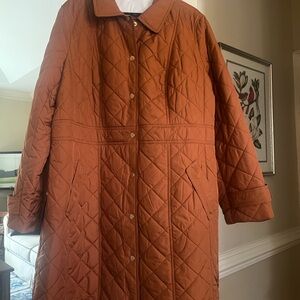 Talbots Quilted Coat - 1X